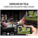 Projetor Inteligente HY300 PRO 4K Android 11 – Wi-Fi Dual Band, Bluetooth 5.0 e Rotação 180°