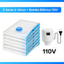 Kit Compact Max - Saco a Vácuo + Bomba Elétrica - Entrega Grátis