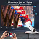Projetor Inteligente HY300 PRO 4K Android 11 – Wi-Fi Dual Band, Bluetooth 5.0 e Rotação 180°