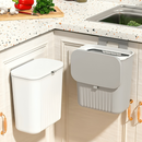 CleanFix - Lixeira de Cozinha Suspensa 9 Litros Com Tampa e Alça De Pendurar - Entrega Grátis