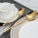 Kit Royal - Jogo de Talheres Em Aço Inox Com Acabamento Em Dourado Elegante - Entrega Grátis