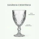 Jogo de Taças Diamond Transparente 6 peças