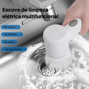 Escova Elétrica Multiuso 5 em 1 para Limpeza 360° – Potência e Agilidade na Palma da Sua Mão