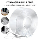 Fita Adesiva Dupla Face Extra Forte Transparente NanoGel