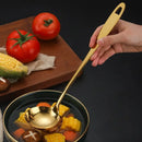 Kit de Talheres 4 Peças em Aço Inox Dourado