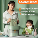 UltraClean - Mini Máquina de Lavar Elétrica Portátil Com Cesto Centrífuga - Entrega Grátis