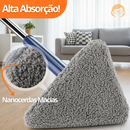 FlexPro - Mop de Limpeza Giratório Com Panos Microfibra Super Absorventes Reutilizáveis - Entrega Grátis