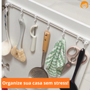 GripPro - Adesivo Organizador de Cozinha Com 10 ganchos - Entrega Grátis