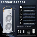 Mini Climatizador de Ar Portátil 3 em 1 USB Silencioso