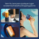 Mini Liquidificador Elétrico Portátil com Copo Extra