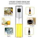 Pulverizador Spray para Óleo e Azeite 100ml de Vidro – Controle Preciso e Alimentação Mais Saudável