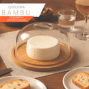 Queijeira em Bambu Com Tampa