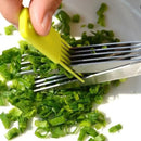 Tesoura de Cozinha 5 Lâminas Inox Multiuso