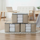 MegaBox - Caixa Organizadora Para Roupas de Cama Anti-Mofo e Poeira - Entrega Grátis