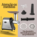 InoxMix - Máquina de Moer De Carne Elétrica 500W - Entrega Grátis