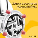InoxMix - Máquina de Moer De Carne Elétrica 500W - Entrega Grátis