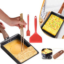 Panela frigideira Japonesa Antiaderente quadrada para Omelete