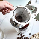 PraticCoffee - Filtro Coador de Café de Aço Inox Reutilizável - Entrega Grátis