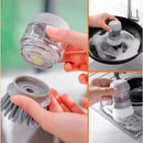SuperClean - Escova Lava Louça Dispenser Dosador De Detergente - Entrega Grátis