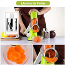 InoxSlice - Cortador Ralador e Fatiador de Legumes Multifuncional 3 Lâminas - Entrega Grátis