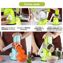 InoxSlice - Cortador Ralador e Fatiador de Legumes Multifuncional 3 Lâminas - Entrega Grátis