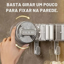 SuportFix - Suporte Porta Vassoura Rodo e Mop Organizador de Parede Com Ventosa a Vácuo Sem Furar Parede - Entrega Grátis