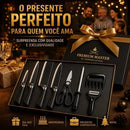 Conjunto de Facas Premium Kit Churrasco Profissional Em Inox 8 Peças - Entrega Grátis