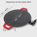 PowerGrill - Grill Elétrico Antiaderente de Pedra Vulcânica Maifan Stone - Entrega Grátis