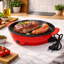 GrilMax - Chapa Elétrica Multifuncional Assadeira Com Revestimento Antiaderente - Entrega Grátis
