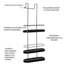 SuportBox - Suporte de Banheiro Para Box Com 3 Andares Sem Furo e Não Enferruja - Entrega Grátis
