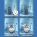 SplashClean - Mini Máquina de Lavar Roupas Panos Toalhas no Balde Portátil e Recarregável - Entrega Grátis