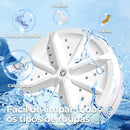 SplashClean - Mini Máquina de Lavar Roupas Panos Toalhas no Balde Portátil e Recarregável - Entrega Grátis