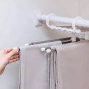 CabideFlex - Cabide Retrátil Organizador 5 em 1 Dobrável em Aço Inox - Entrega Grátis