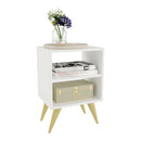 Mesa de Cabeceira Retro para Quarto Casal ou Solteiro Nicho Decoração Palma