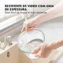 Processador Gaabor - Triturador e Processador de Carne e Legumes 2L Com 4 Lâminas de Aço e Tigela de Vidro - Entrega grátiso