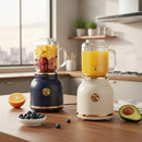 BlenderMix - Mini Liquidificador Portátil Com 10 Lâminas + Brindes Copo Caneca Canudo - Entrega Grátis