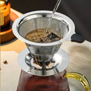 PraticCoffee - Filtro Coador de Café de Aço Inox Reutilizável - Entrega Grátis