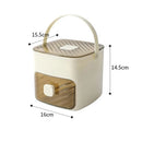 FreshBox - Dispenser De Gelo Com 2 Gavetas e Botão Ejetor de Cubos Prático Com Capacidade de 48 Cubos de Gelo - Entrega Grátis